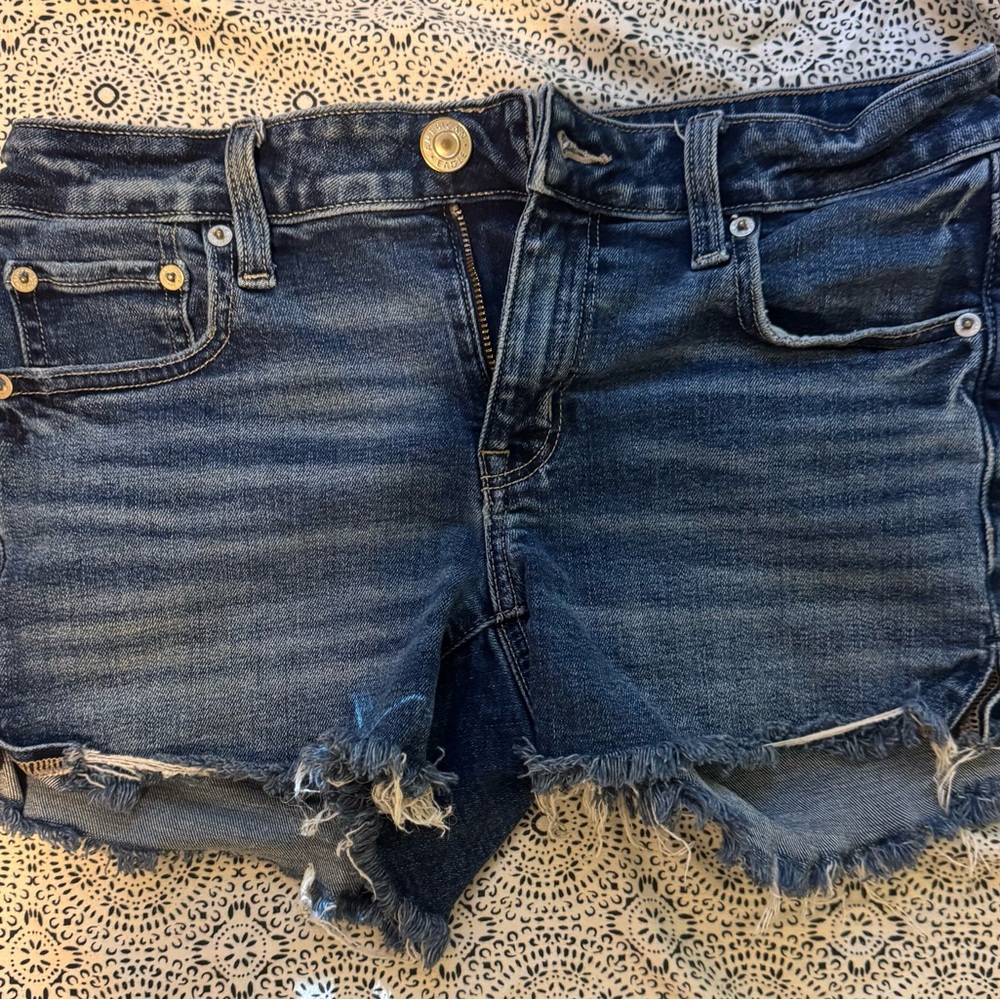 American Eagle Outfitters Dark Blue Jean Shorts